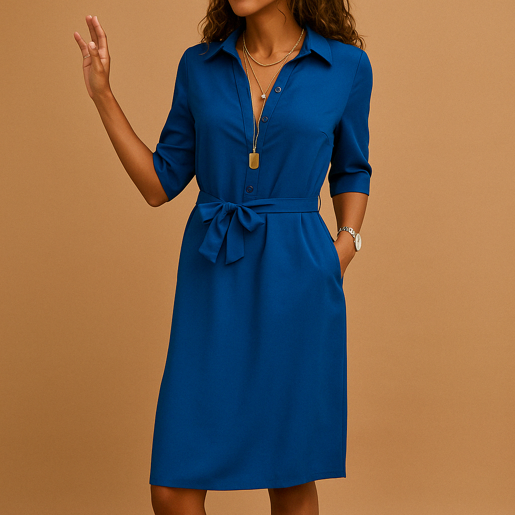 Abito elegante da giorno per donna con taglio moderno e design versatile, perfetto per l’ufficio, il tempo libero o una serata raffinata.